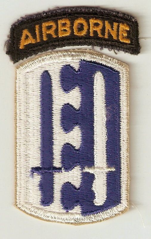 2nd Airborne Infantry Brigade WWII Army Patch  