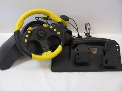   MC2 Racing Steering Wheel & Pedals for PlayStation Xbox GameCube 8433
