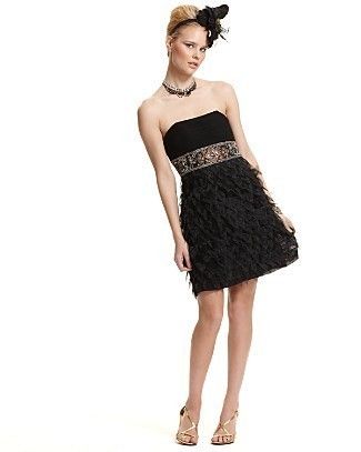 NEW SUE WONG BLACK COCKTAIL EVENING DRESS 10 NWT $358  