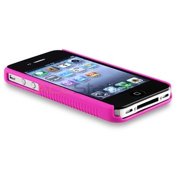 Pink Swivel Holster w/ Stand Case Cover for iPhone 4 G 4S Sprint 