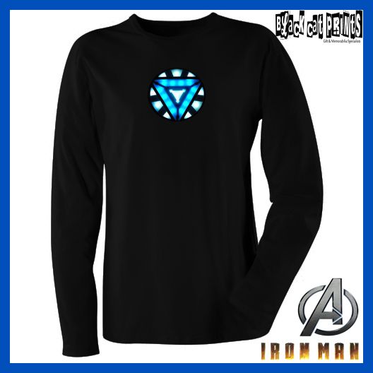 Iron Man Arc Reactor T Shirt *TRIANGLE ARC REACTOR* From the Avengers 