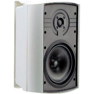 Pair JobSite 150W Indoor/Outdoor White Wall Speakers  