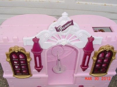  Enchanted Palace Castle Doll House Play Set & Accessories USED  