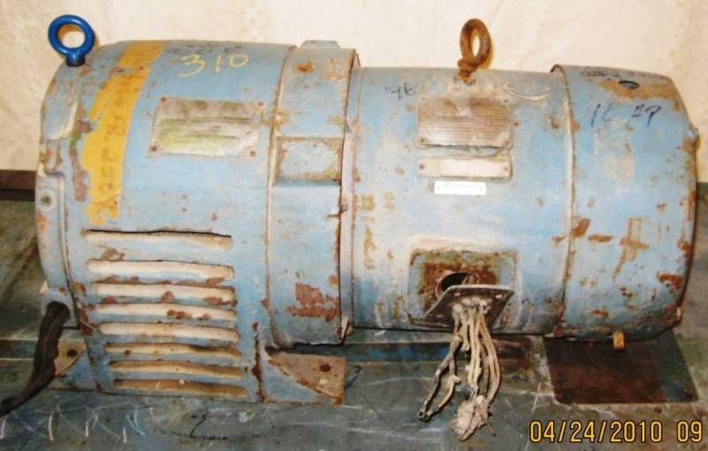 GE TRI CLAD INDUCTION MOTOR 10 HP & GE 10HP GENERATOR  