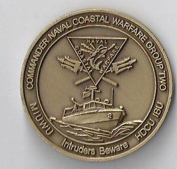 Naval Special Warfare Group Two CPO Navy Challenge Coin  