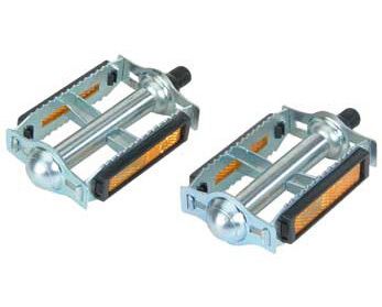 Bicycle 616 Steel Pedals 9/16 Chrome Cycling Bike  
