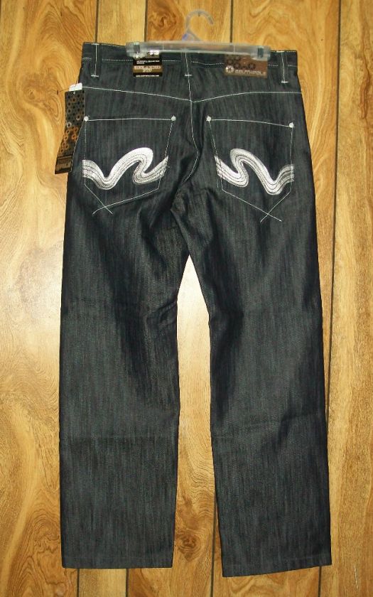 NWT SOUTHPOLE RELAXED FIT BLACK JEANS MEN 34/32 & 32/32  