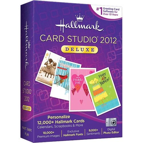 nova hallmark card studio deluxe 2012 windows pc create greeting cards 